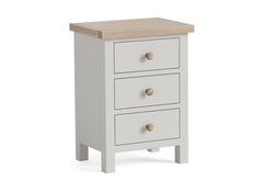 MC Grey Standard Bedside - wooden handles