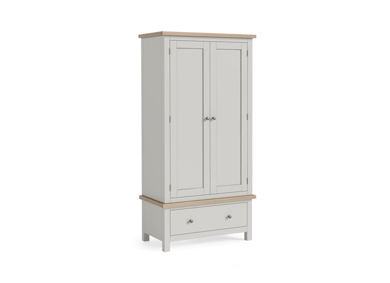 MC Grey Gents Wardrobe - w/metal handles
