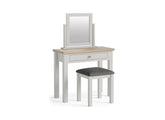Modern Country Grey Desk/Vanity Furniture Set
