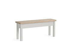 MC Grey Storage Bench - closed