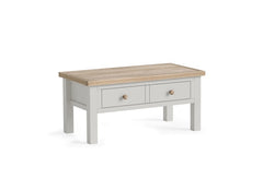 MC Grey Coffee Table - wooden handles