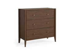 Paris Brown Three Drawer Chest Of Drawers – Stylish Modern Bedroom Furniture