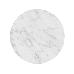 Portobello Round Side Table with Marble Top