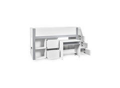 Gaia White Mid-Sleeper - open