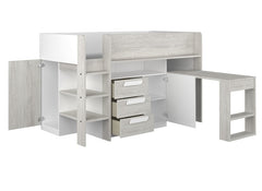 Trasman Oak & White Girona Mid-Sleeper - c/o