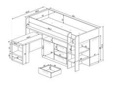Trasman Girona Sleeper - dimensions