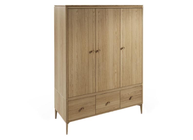 Hadley Three Door Wardrobe - 1