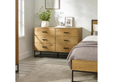 Harlow Six Drawer Chest - room