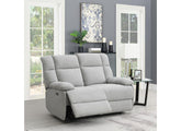 Halton Grey Fabric 2PP Sofa