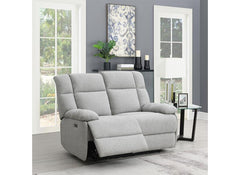 Halton Grey Fabric 2PP Sofa