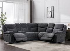 Herbert Dark Grey Sectional Sofa