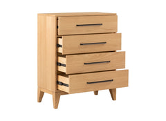 Viento Four Drawer Chest - open