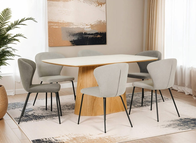 Indy Table W/Shea Dining Chairs