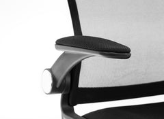 Imola Black Mesh Office Chair - arm rest