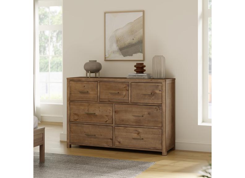 Inola Seven Drawer Wide Chest - room