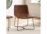Joren PU Tan Accent Chair - 1