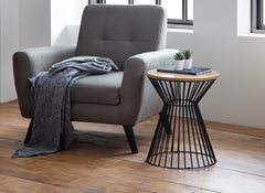 Jersey Oak Lamp Table - room