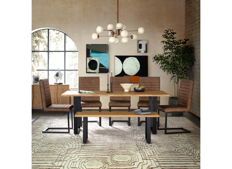 Jersey Table, Oak Mill Chairs & Jersey Bench