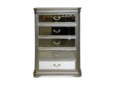 Jessica Mirrored Tall Chest