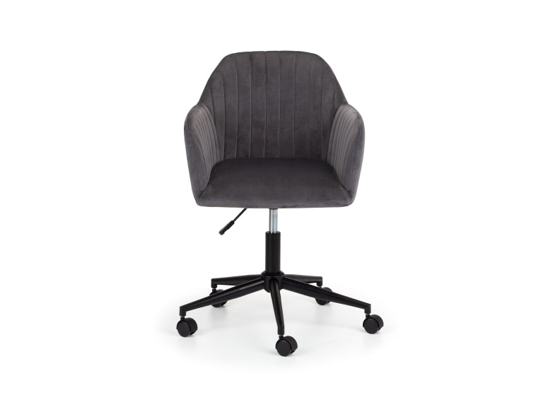 Kahlo Grey Swivel Chair - front