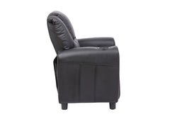 Childs Recliner - black - side