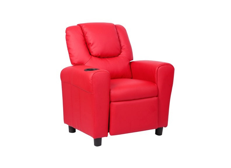 Childs Recliner - red - front