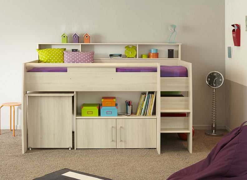 Kurt Acacia Mid-Sleeper Bedroom