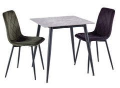 Lavina Grey + Bella Velvet Chairs