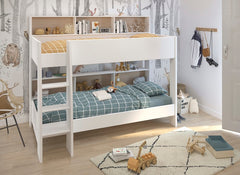 Leo White & Oak Bunk - 1