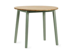 Linwood Sage Dropleaf Table - open