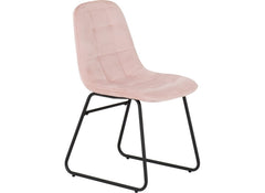 Lukas Pink Velvet Chair