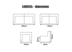 Lorenzo Fabric Powered Corner Sofa with Pocket Sprung Seating, USB Ports & Drinks Console – Dark Grey