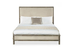 Lucie Ivory Fabric Bed