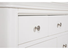 Mabel Bone Eight Drawer Tall Chest
