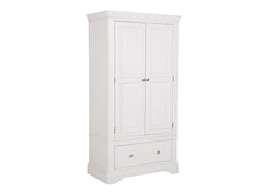 Mabel Bone Two Door Wardrobe - 1