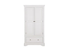 Mabel Bone Two Door Wardrobe - front