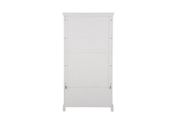 Mabel Bone Two Door Wardrobe - rear