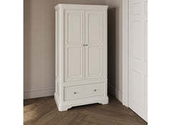 Mabel Bone Two Door Wardrobe - room