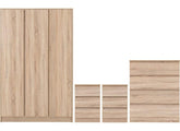 Malvern Sonoma Oak Triple Set - 1