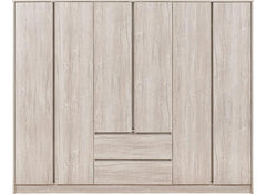 Malvern Six Door Wardrobe - front