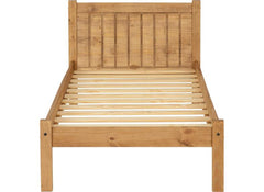 Maya Bed Frame - Distressed Pine