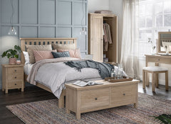 Modern Country Oak Bed - room