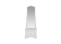 Mabel Bone Cheval Mirror - front