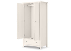 Maine Surf Two Door Wardrobe - interior