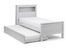 Maine Dove Grey Bookcase Bed With Underbed - 1