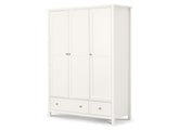 Maine Surf White Three Door Wardrobe - 1