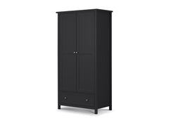 Maine Anthracite Two Door Wardrobe - 1
