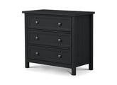 Maine Anthracite Three Drawer Chest