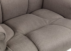 Malmo Grey Swivel Recliner - detail