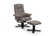 Malmo Grey Swivel Recliner - 2